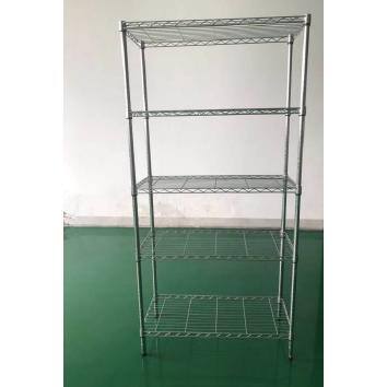 HDX 5-Tier Steel Wire Shelving Unit in Chrome (36 in. W x 72 in. H x 16 in. D) 21656CPS