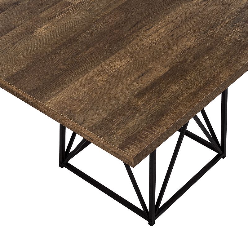 Monarch Contemporary X-Frame Dining Table