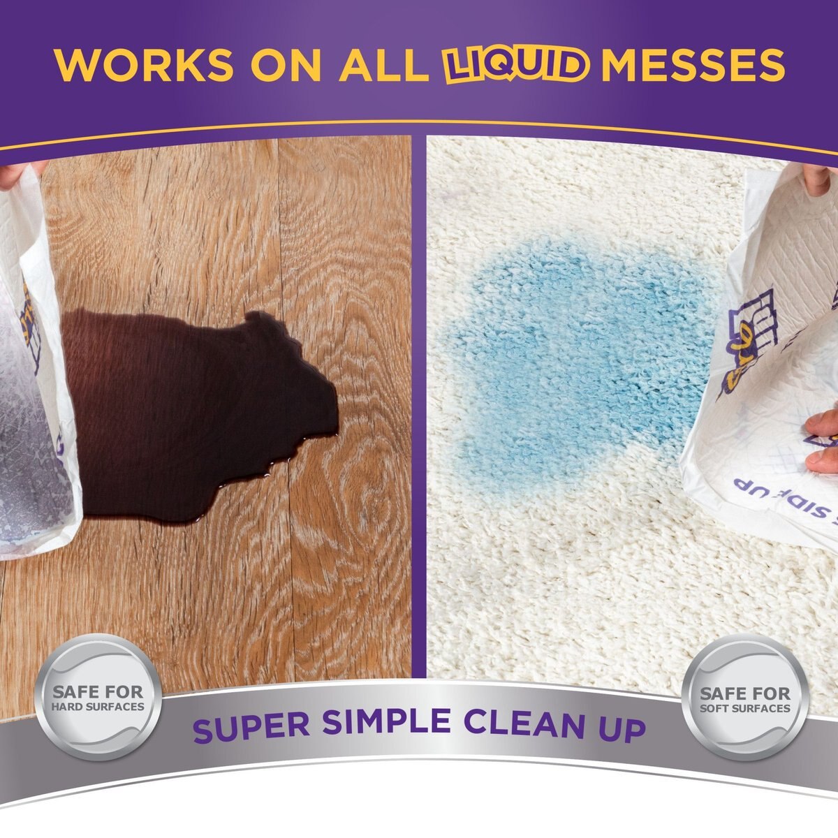 Zorb-It-Up! Super Absorbing Sheets for Cleaning Liquids