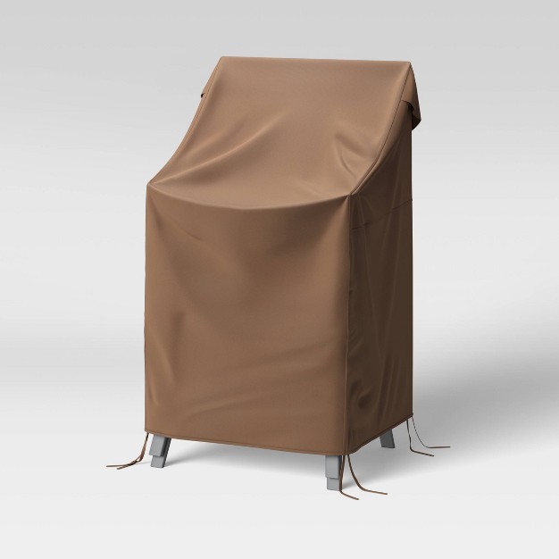 Stackable Chair Cover Brown