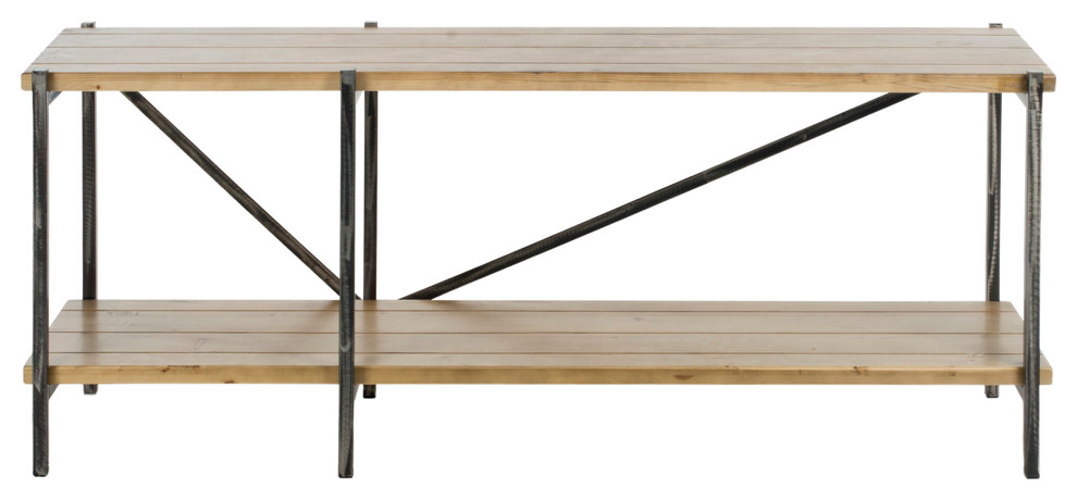 Safavieh Theodore Console Table   Industrial   Console Tables   by HedgeApple  Houzz