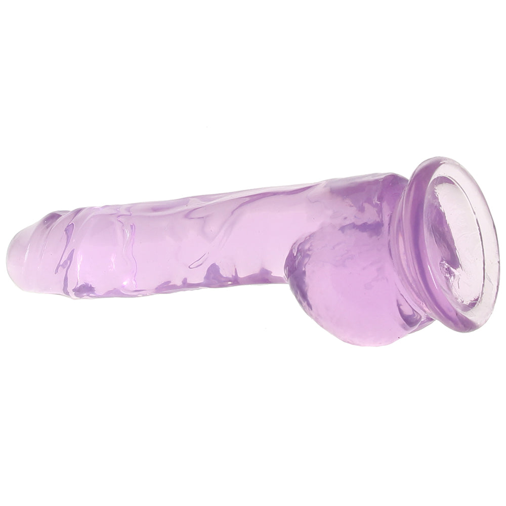 Naturally Yours 8 Inch Crystalline Dildo in Amethyst