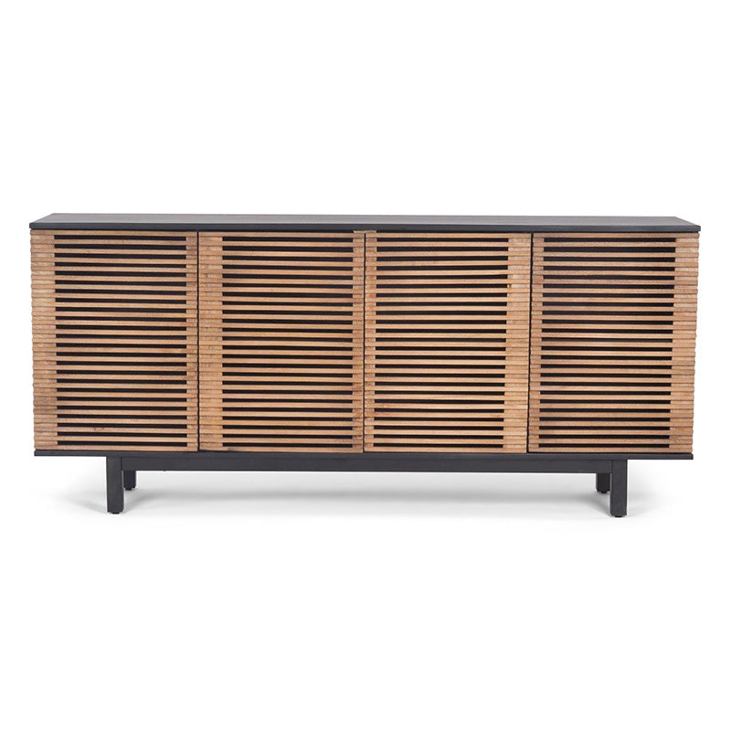 ACADIA Sideboard Buffet 170cm - Honey & Black