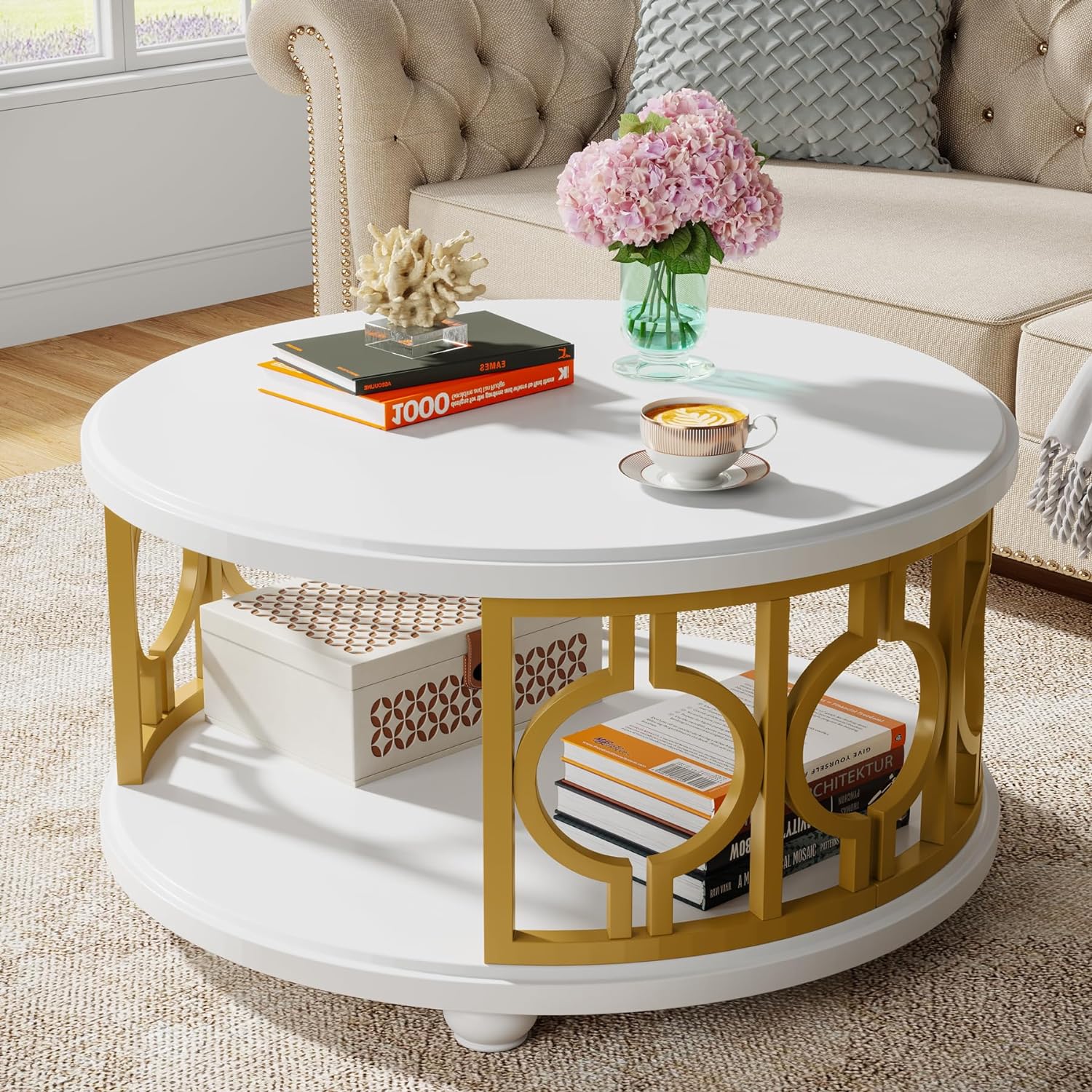 2-Tier Coffee Table, 31.5