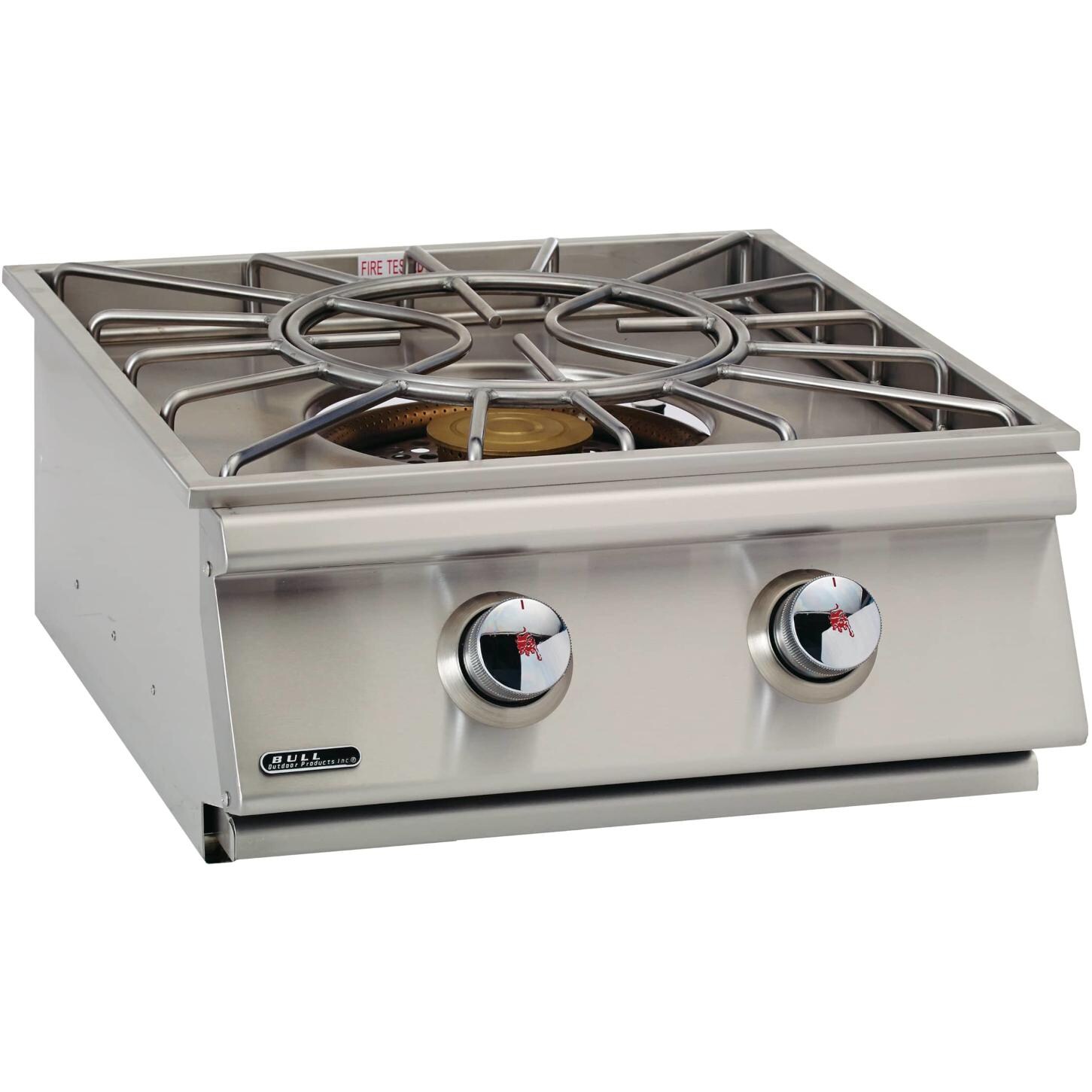 Bull Built-In Natural Gas Stainless Steel Power Burner W/ Stainless Steel Lid