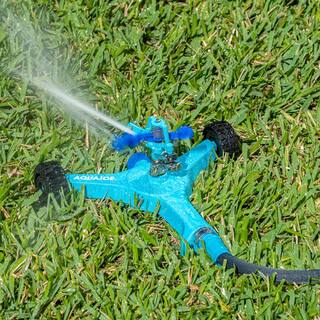 AQUA JOE 6 in. 360 Indestructible Zinc Impulse Sprinkler AJ-IS6WB