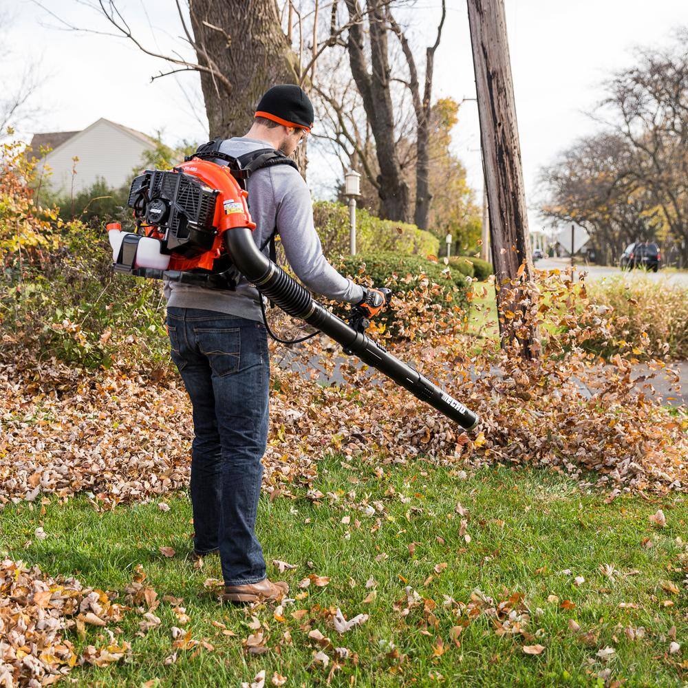 ECHO 216 MPH 517 CFM 58.2cc Gas 2-Stroke Backpack Leaf Blower with Tube Throttle PB-580T