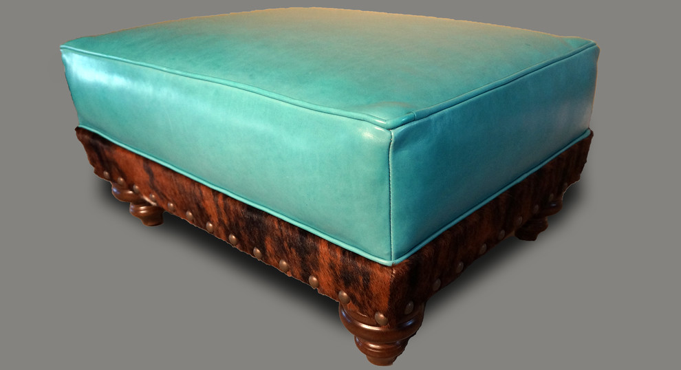 quotDurango II quotMedium Ottoman   Southwestern   Footstools And Ottomans   by Great Blue Heron Furniture  Houzz