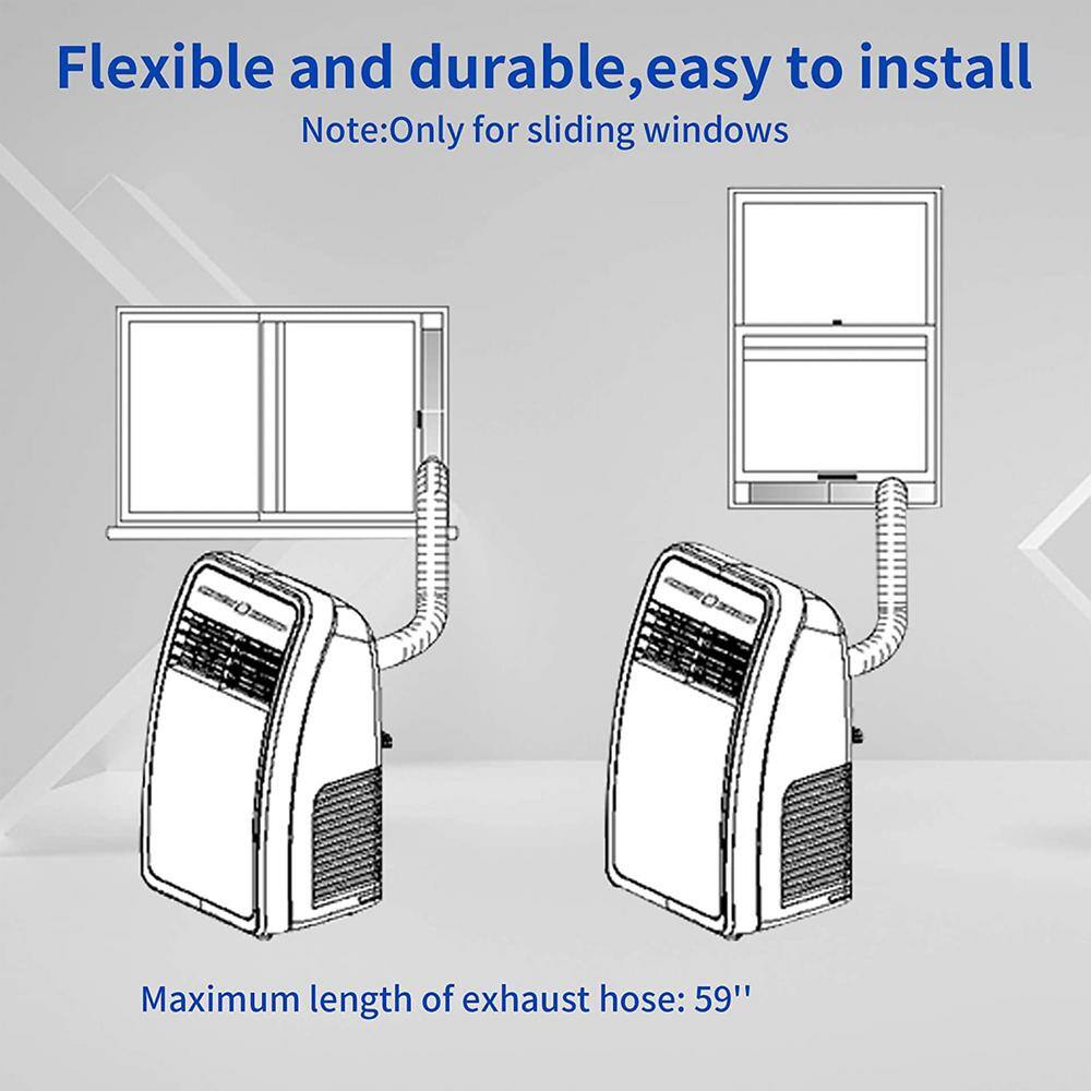 Shinco 8000 BTU Portable AC Unit Dehumidifier and Fan for 200 SqFt Rooms SPF1-08C