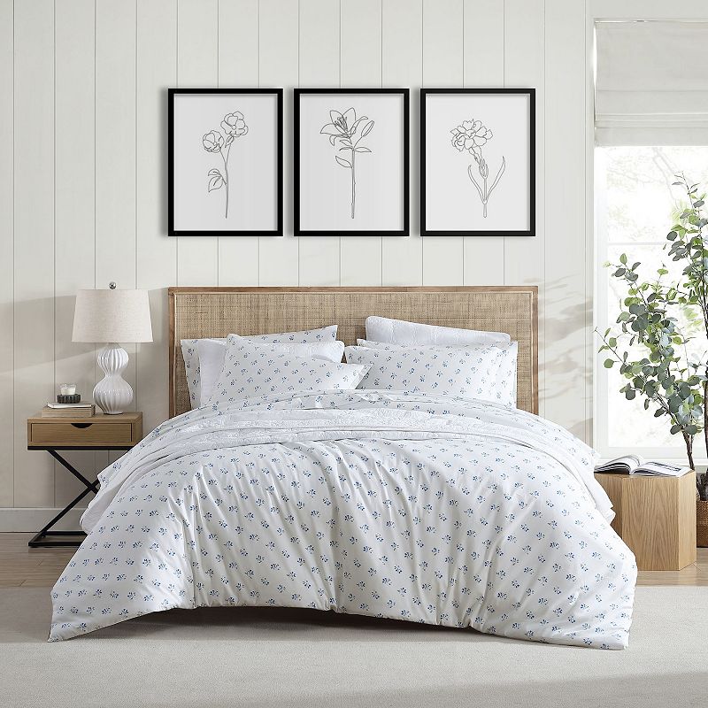 Stone Cottage Sketchy Ditsy Duvet Cover Set With Shams