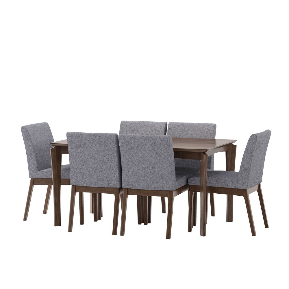 Atherton Wood 7 Piece Dining Set by Christopher Knight Home