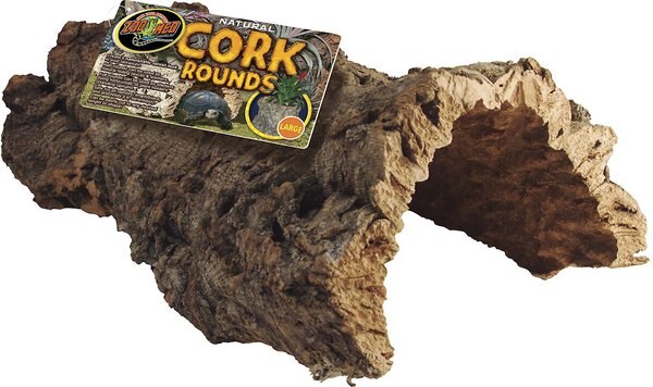 Zoo Med Natural Large Cork Rounds Reptile Hideout