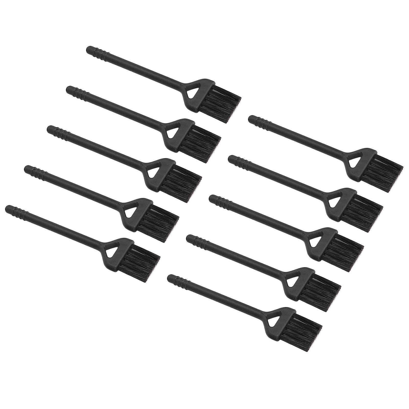 10pcs Electric Shaver Cleaning Brushes Set Nylon Hair Handle Machine Cleaning Brush Black