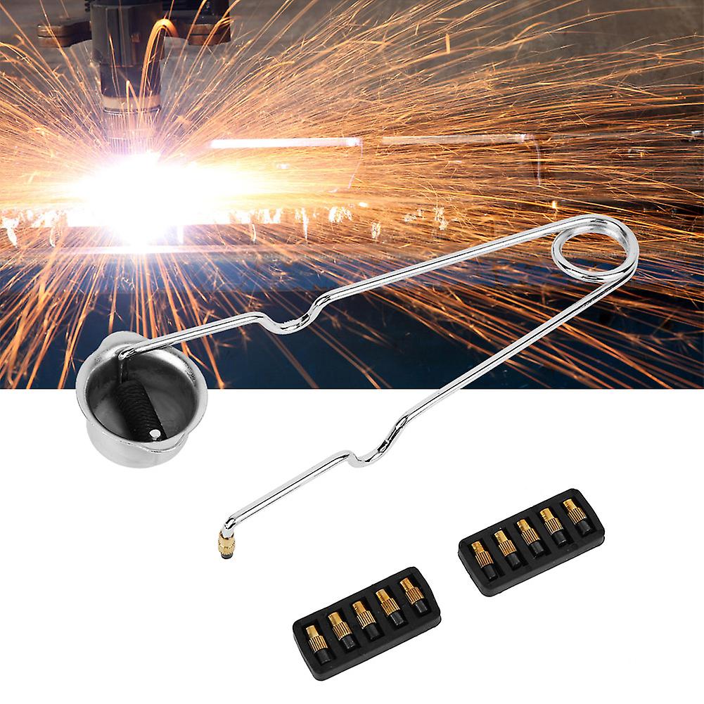 1pc Flints Spark Lighter Nickel-plated Round Head Steel + 10pcs Igniter Flints For Welding