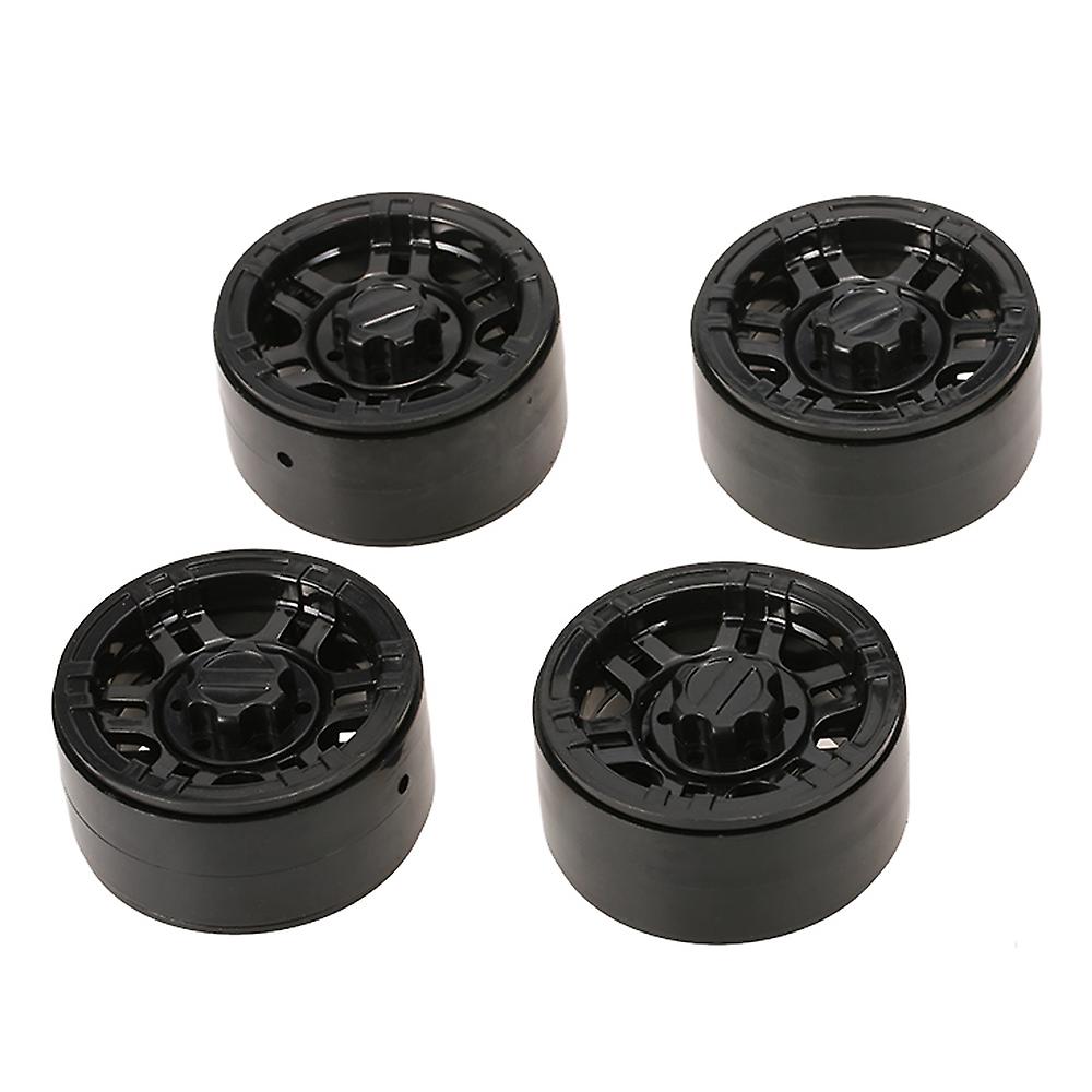 4pcs Austar Ax-616bk 1.9 Inch 1/10 Rock Crawler Beadlock Wheel Rim Hub For D90 Scx10 Axial Rc4wd Tf2 Rc Car