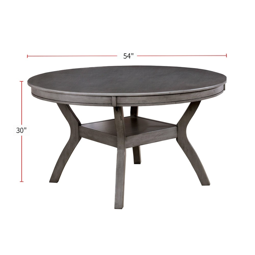 Round Dining Table in Dark Brown and Medium Oak   Round Top