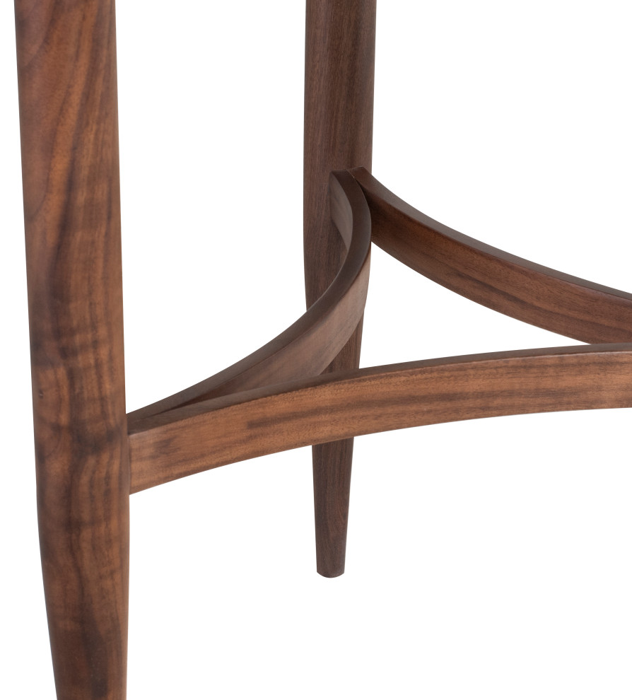 Isabelle Side Table  Walnut   Midcentury   Side Tables And End Tables   by HedgeApple  Houzz