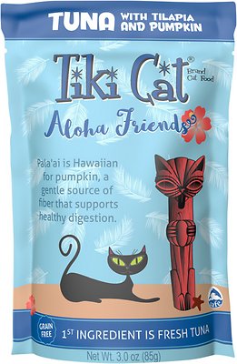 Tiki Cat Aloha Friends - Tuna With Tilapia and Pumpkin