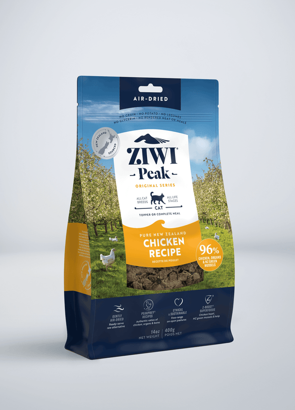 ZiwiPeak Grain Free Air-Dried Free-Range Chicken Dry Cat Food