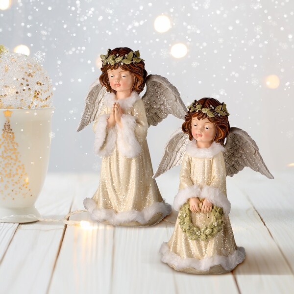 8 Resin Girl Angel 2ast