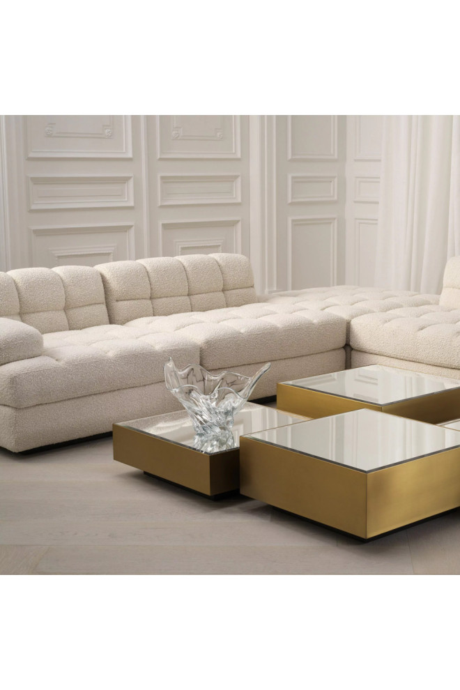 Cream Bouclé Modern Sofa  Eichholtz Dean   Transitional   Armchairs And Accent Chairs   by Oroa   Distinctive Furniture  Houzz