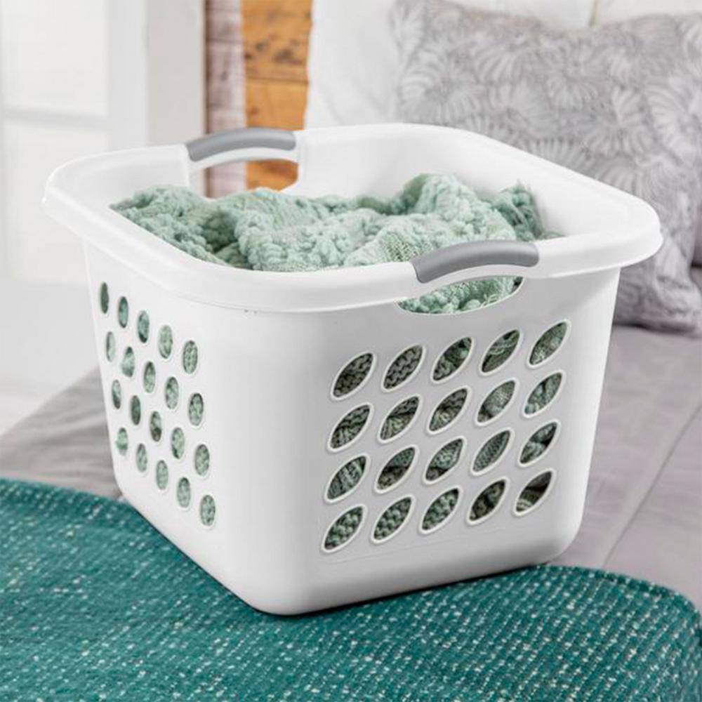 Sterilite Ultra Square Laundry Basket with Titanium Inserts (6-Pack) 6 x 12178006