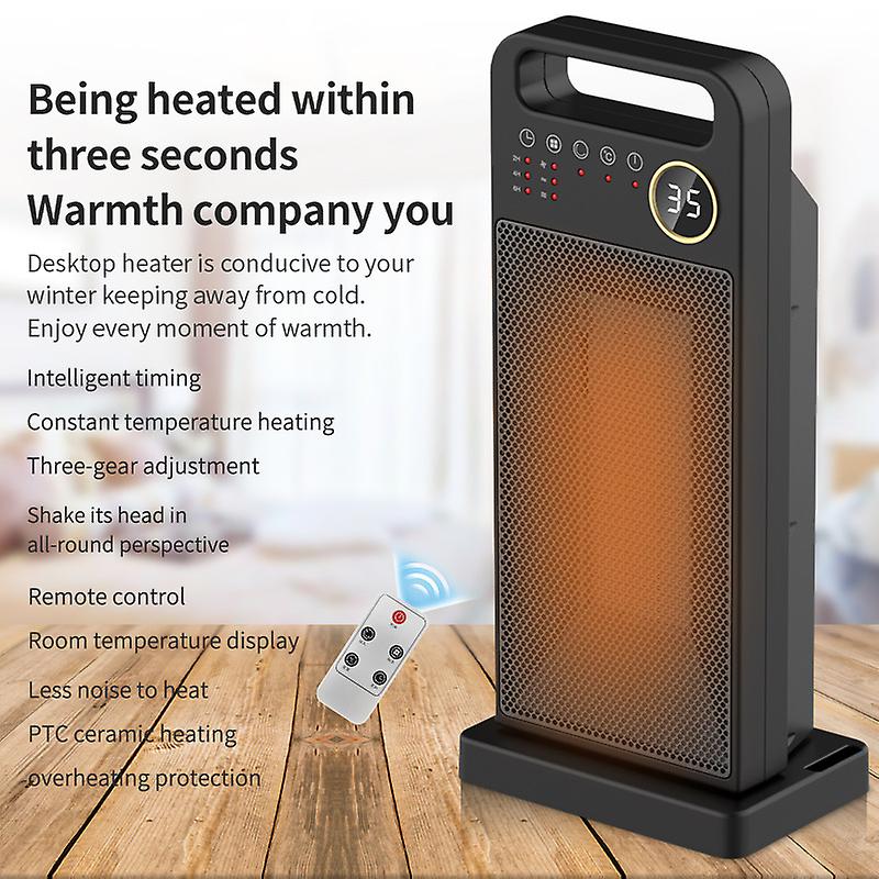 Vertical Electric Heater Overheat Protects Ptc Ceramic Three-second Heating Space Household For Room Heater With Low Noise