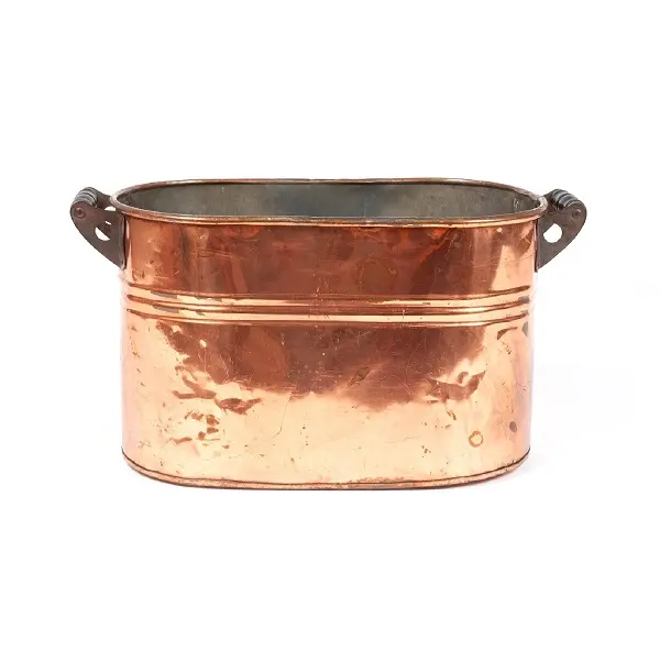 Sturdy Durable Metal Copper Planter Highest Quality Metal home Garden Farmhouse Decoration Planter Handmade Hammered