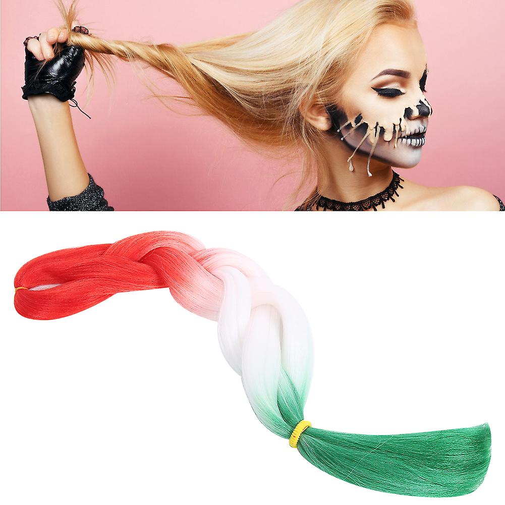 Synthetic Braids Heat Resistant Ombre Braiding Hair Extension Crochet Cosplay Wig