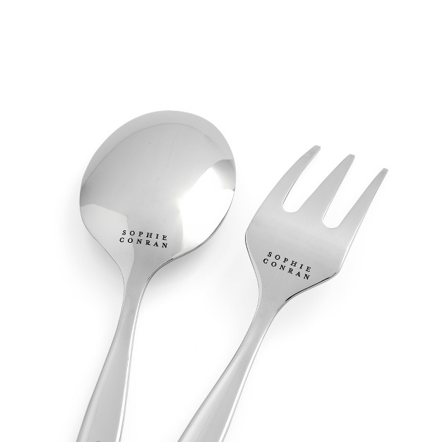 Portmeirion Sophie Conran Arbor Salad Server Set Silver