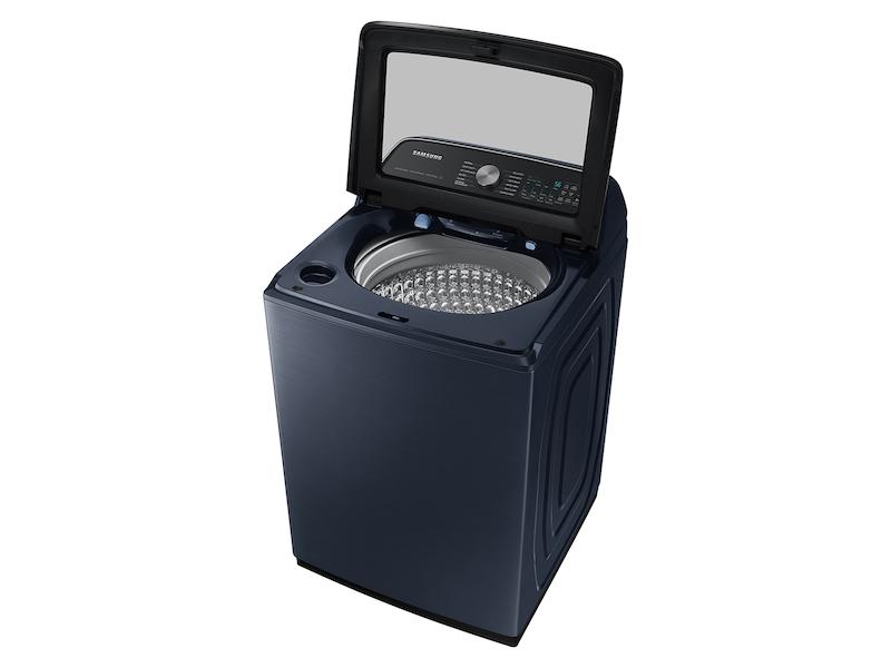 Samsung WA54CG7150AD 5.4 Cu. Ft. Smart Top Load Washer With Pet Care Solution And Super Speed Wash In Brushed Navy