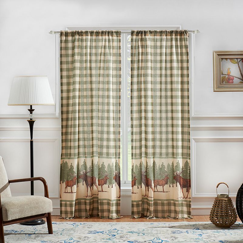 Greenland Moose Creek 2-Pack Window Curtains