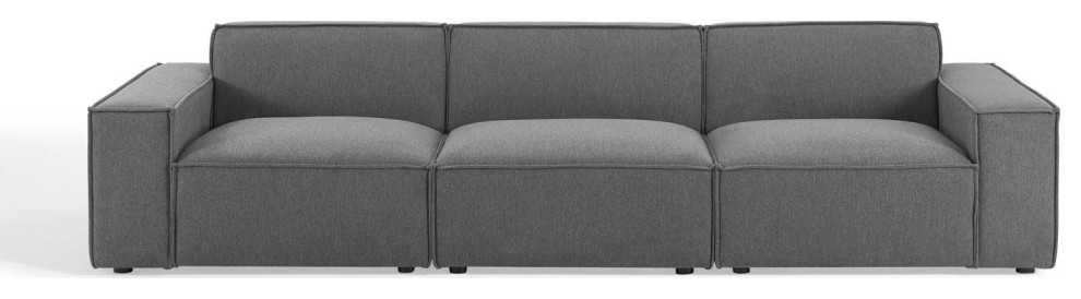 Modular Sofa  Charcoal Fabric  Modern  Lounge Cafe Hotel Hospitality   Scandinavian   Sofas   by House Bound  Houzz