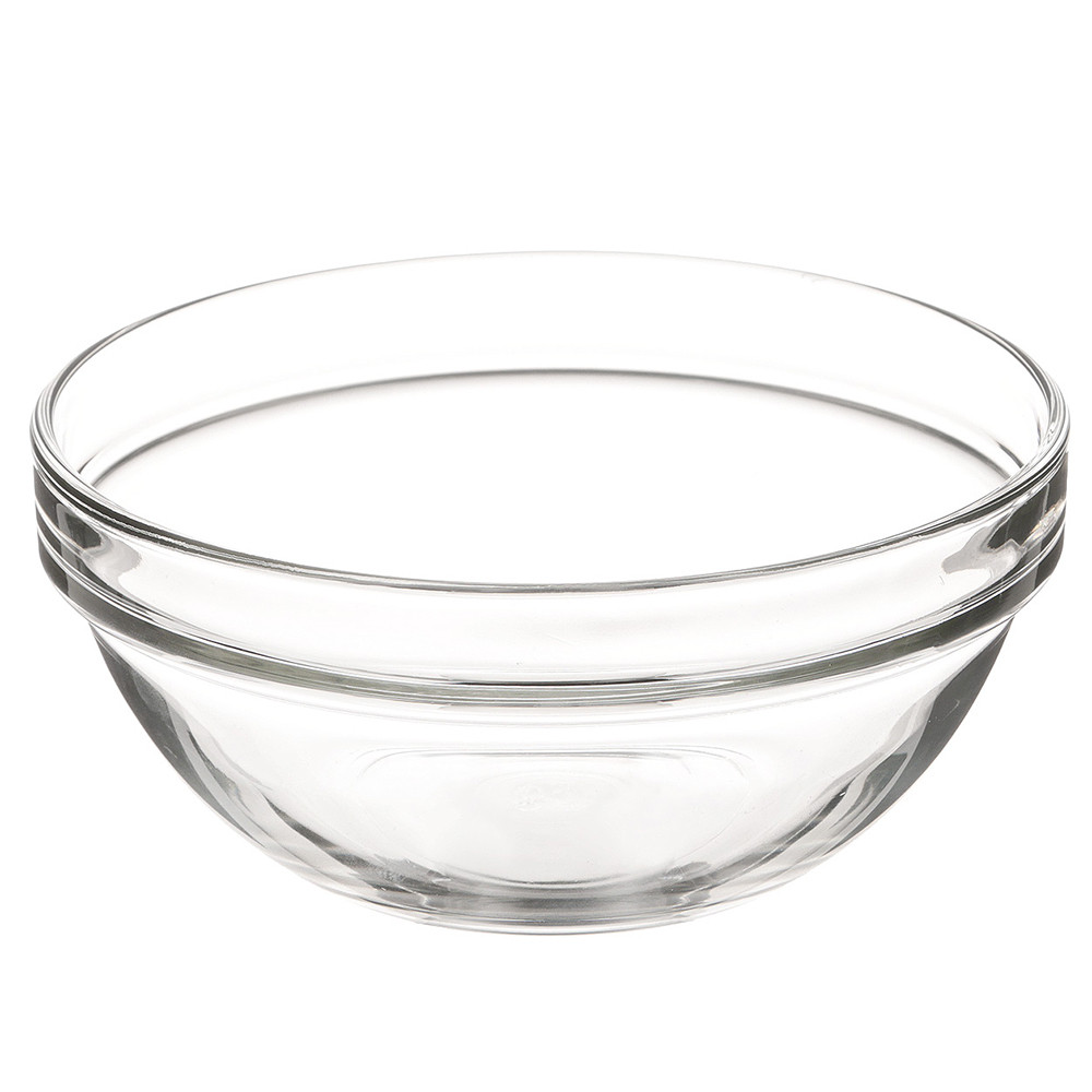 Dinnerware Serving Bowl Empilable Glass Salad Bowl Kitchen Bowl (17 cm)