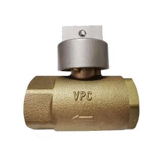 34 in. Brass FNPT In-Line Irrigation Ball Valve with Automatic Drain 78-621-01