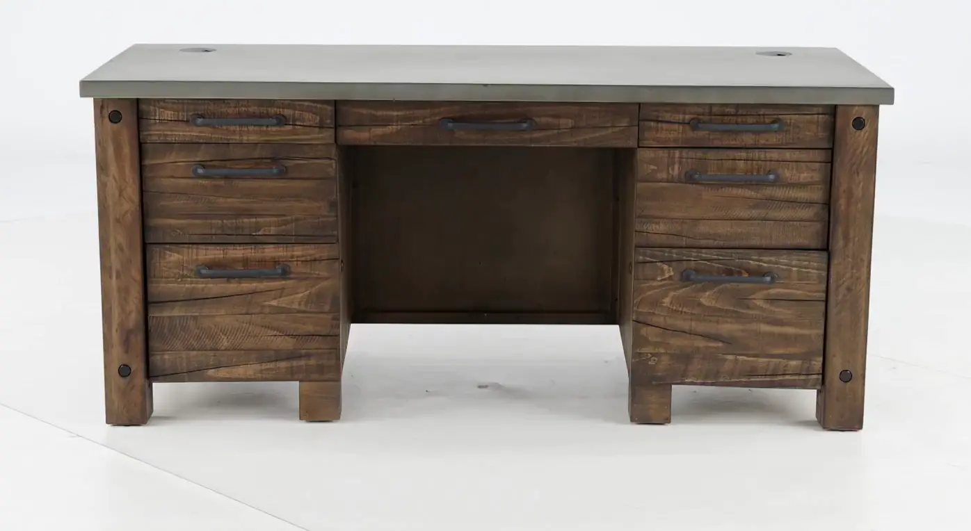 Jasper Rustic 68 Executive Desk