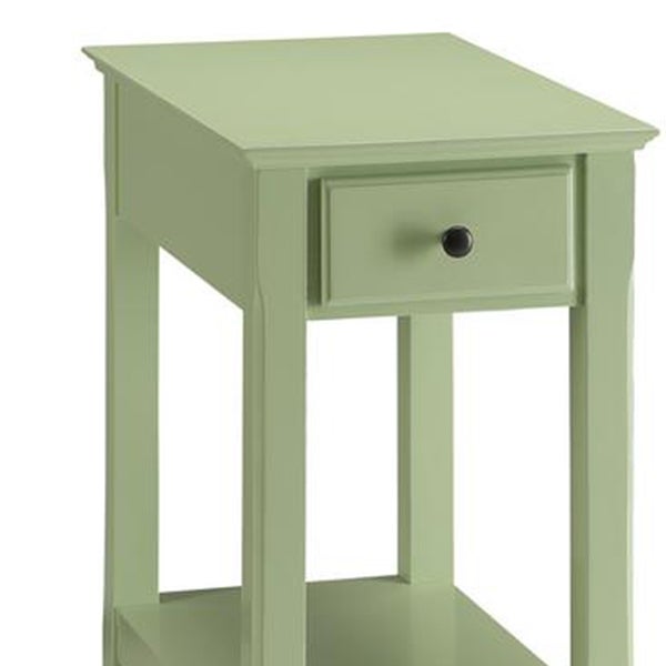 Amiable Side Table， Light Green