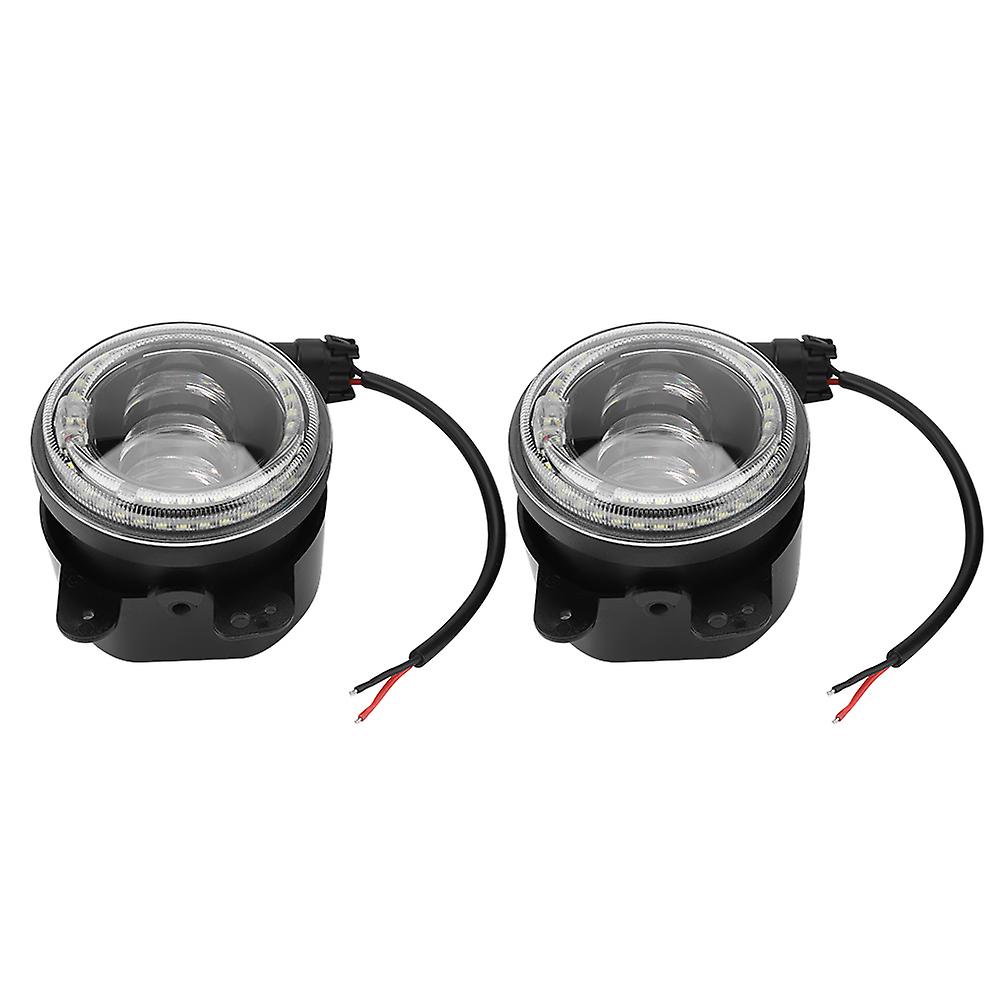 2pcs 4inch 30w Led Fog Light Drl Fit For Jeep Wrangler Lj Jk Tj Dodge