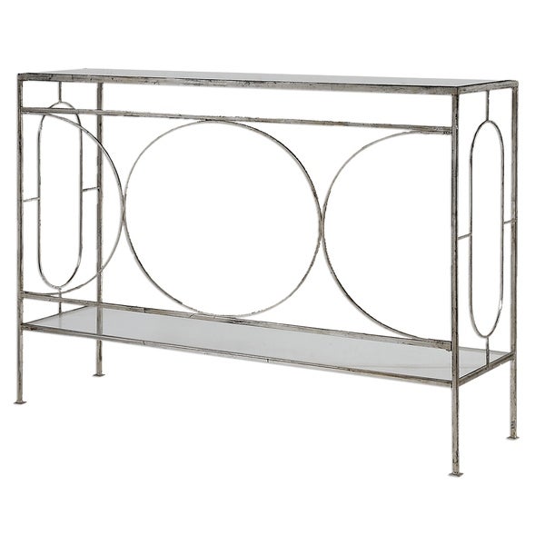 Luano Silver Console Table