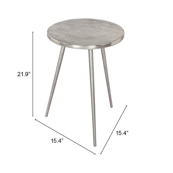 Politik Side Table Silver