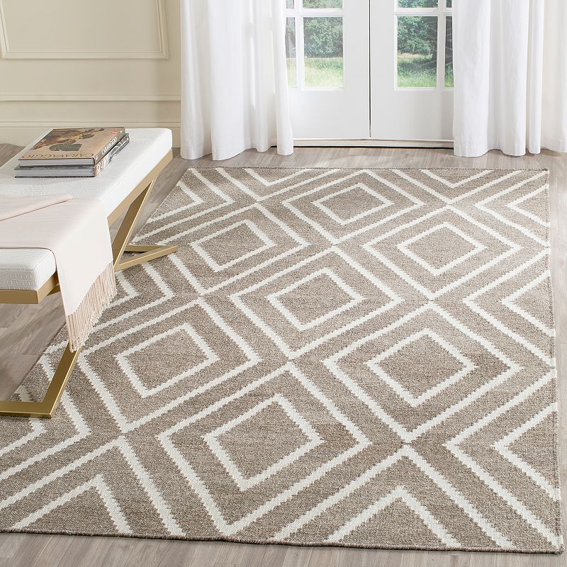 Safavieh Kilim Hannah Lattice Wool Blend Rug