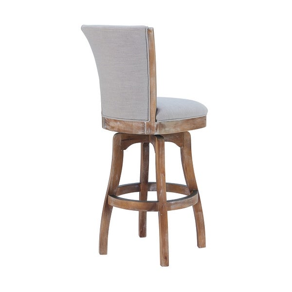 Raleigh Armless Swivel Bar and Counter Height Stool