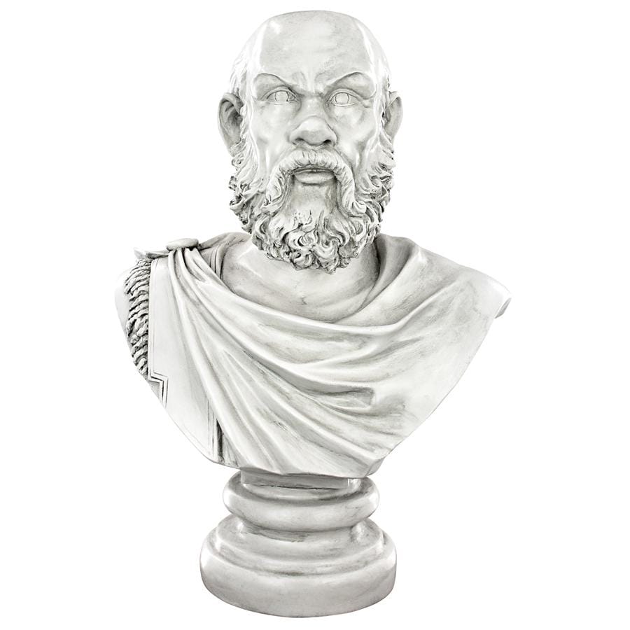 Design Toscano Socrates Bust Planter