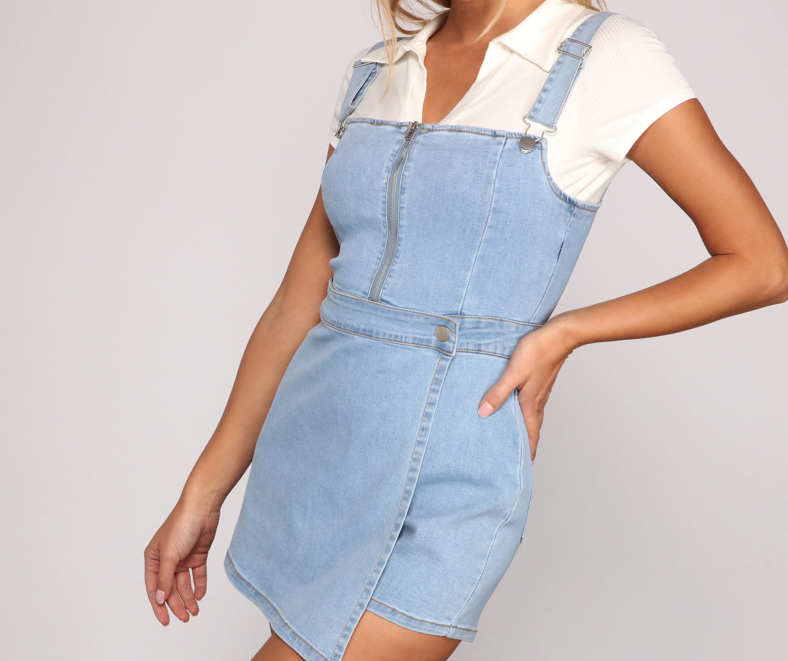 Easy Denim Days Shortalls