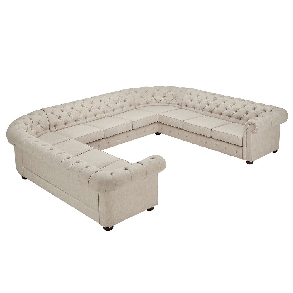 Knightsbridge Chesterfield 11 Seat Sectional by iNSPIRE Q Artisan