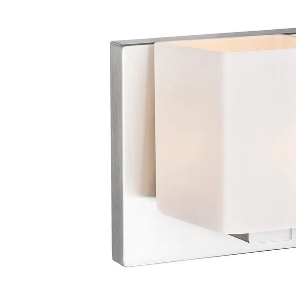 Satin Nickle 4 Light Bathroom Sconce With Satin Nickel Finish - Satin Nickel