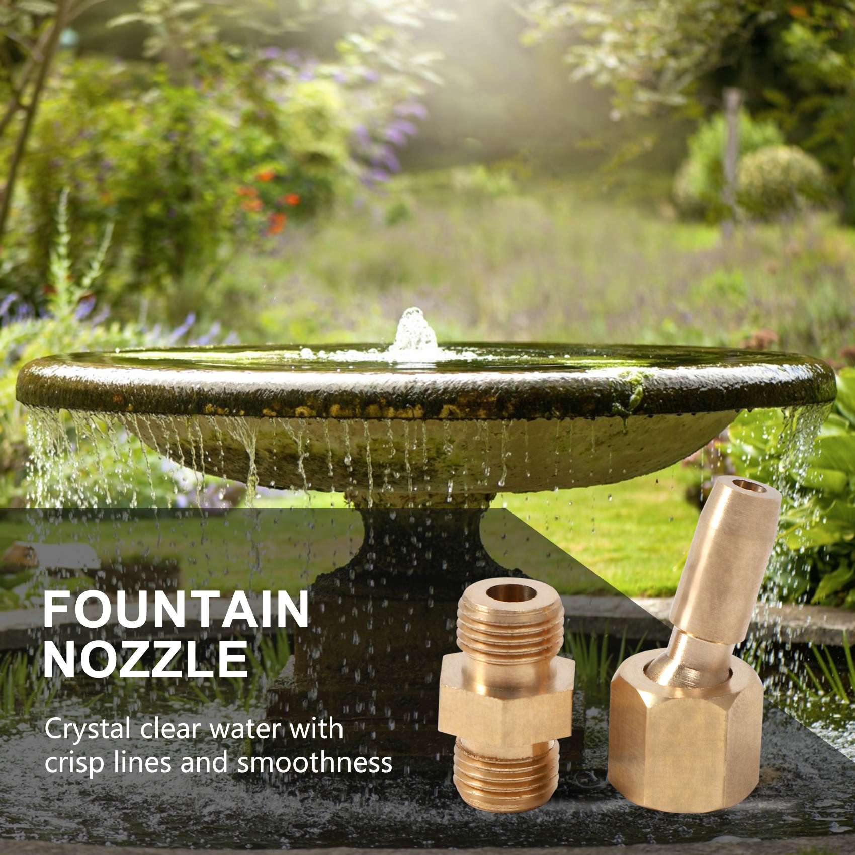 Water fountain nozzle