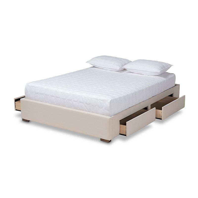 Baxton Studio Leni Queen/King Bed Frame