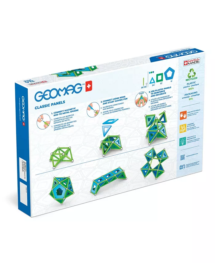 Bendon Geomag Panels Recycled  114 Pieces