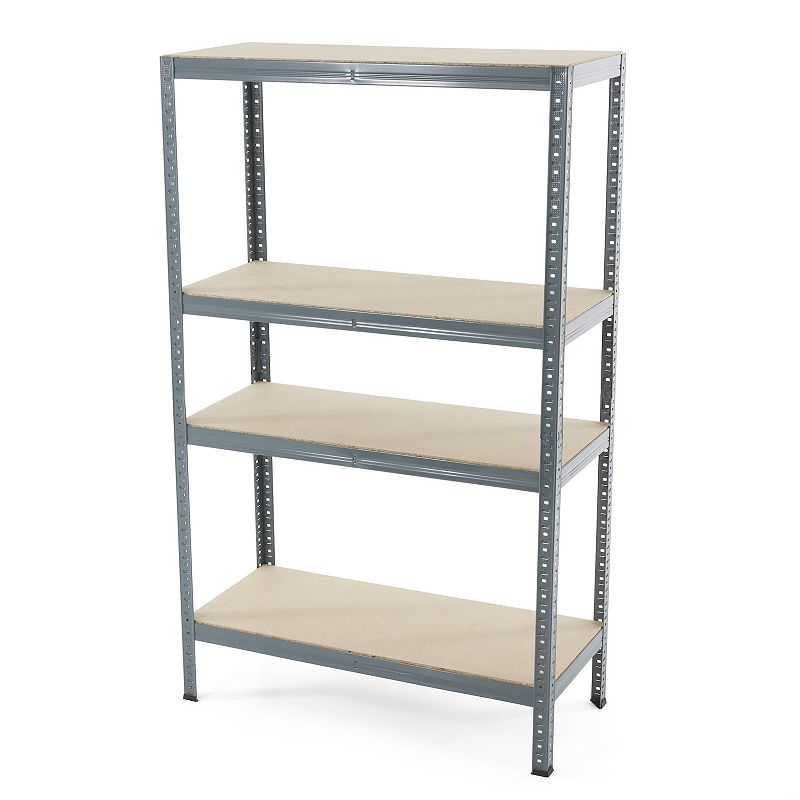 Trestles 36x60 4 Adjustable Metal Shelves Garage Storage Unit， 500 lb Capacity